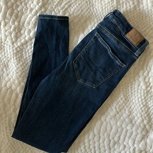 American Eagle, skinny jeans, size 4, dark wash